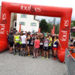 La ligne de départ du Trail du Teillon 2019