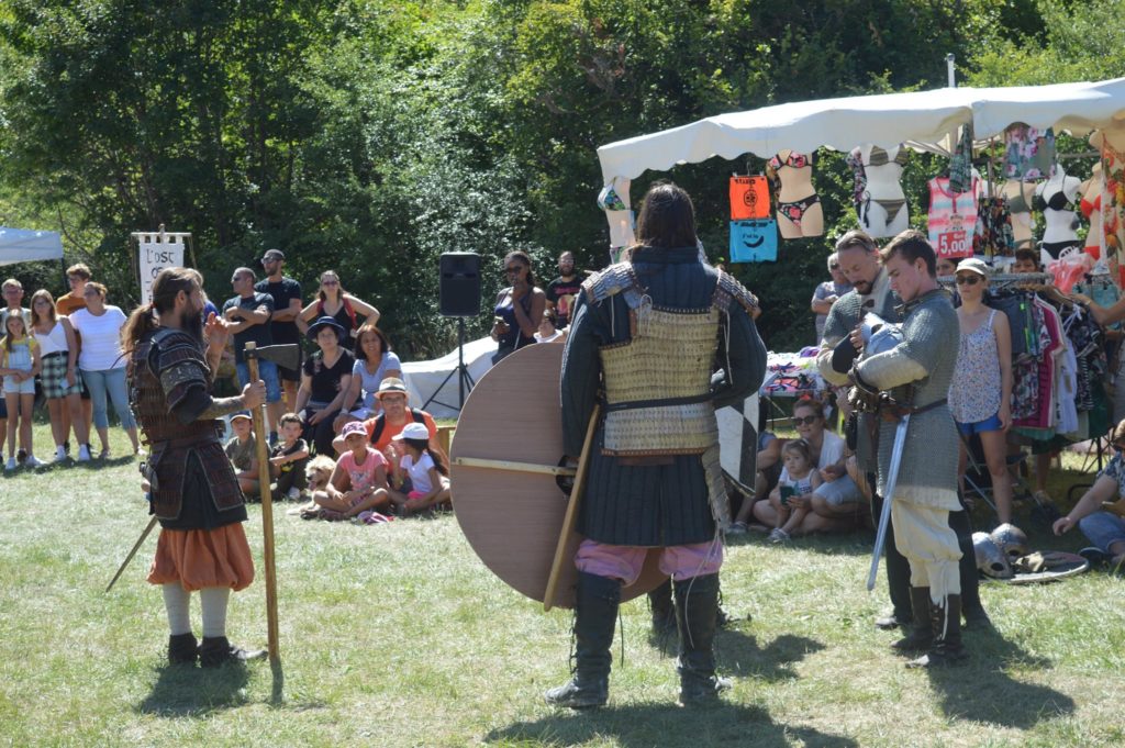 Combat à l'ancienne organisé par le comité des fêtes de Peyroules
