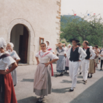 Un défilé provençale lors de la Ste Anne 1994