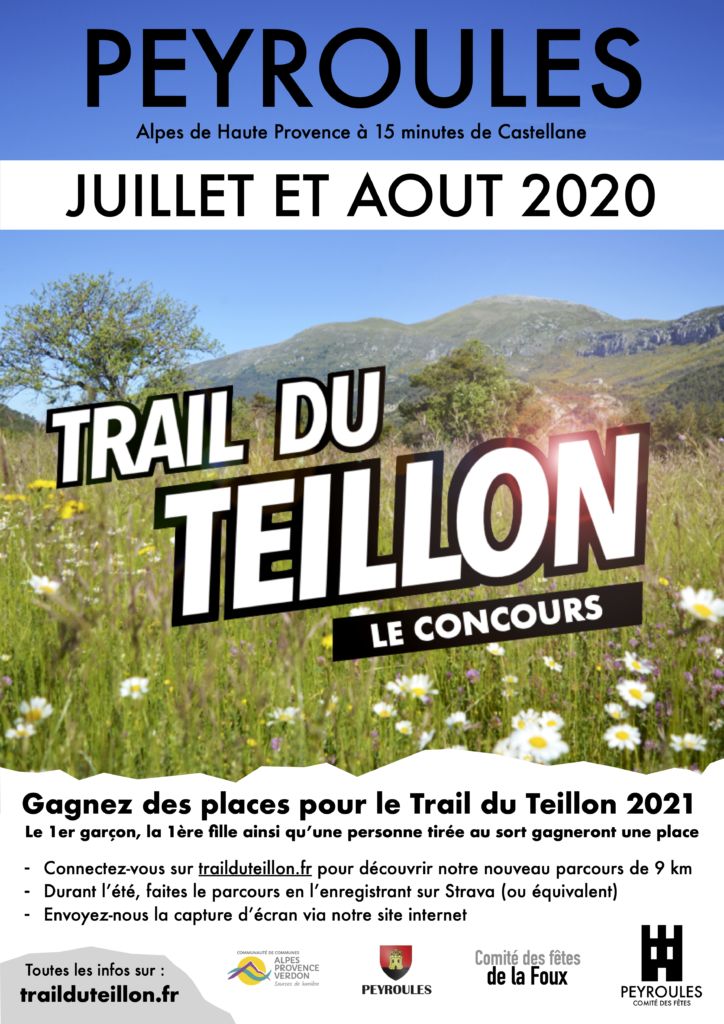 Trail du Teillon 2020 concours