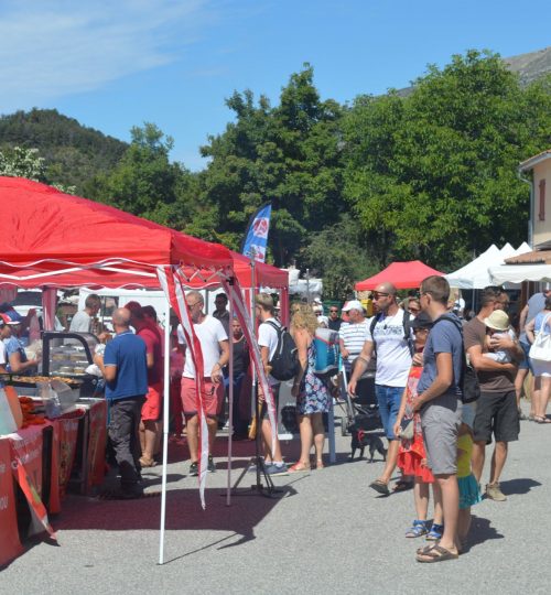 Les stands de la fête du terroir