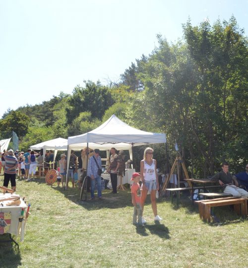 Le camp médiéval à la fête du terroir